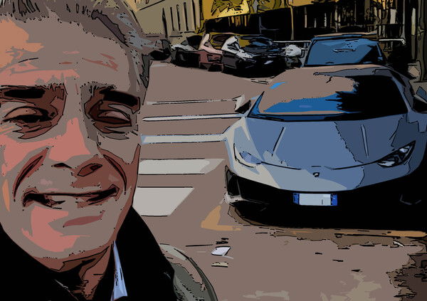 Roberto Parodi, la Lamborghini &ldquo;tamarrizzata&rdquo; e i parcheggi. Qualcosa non torna: &ldquo;Macchina new money in un quartiere old money&rdquo; [VIDEO]