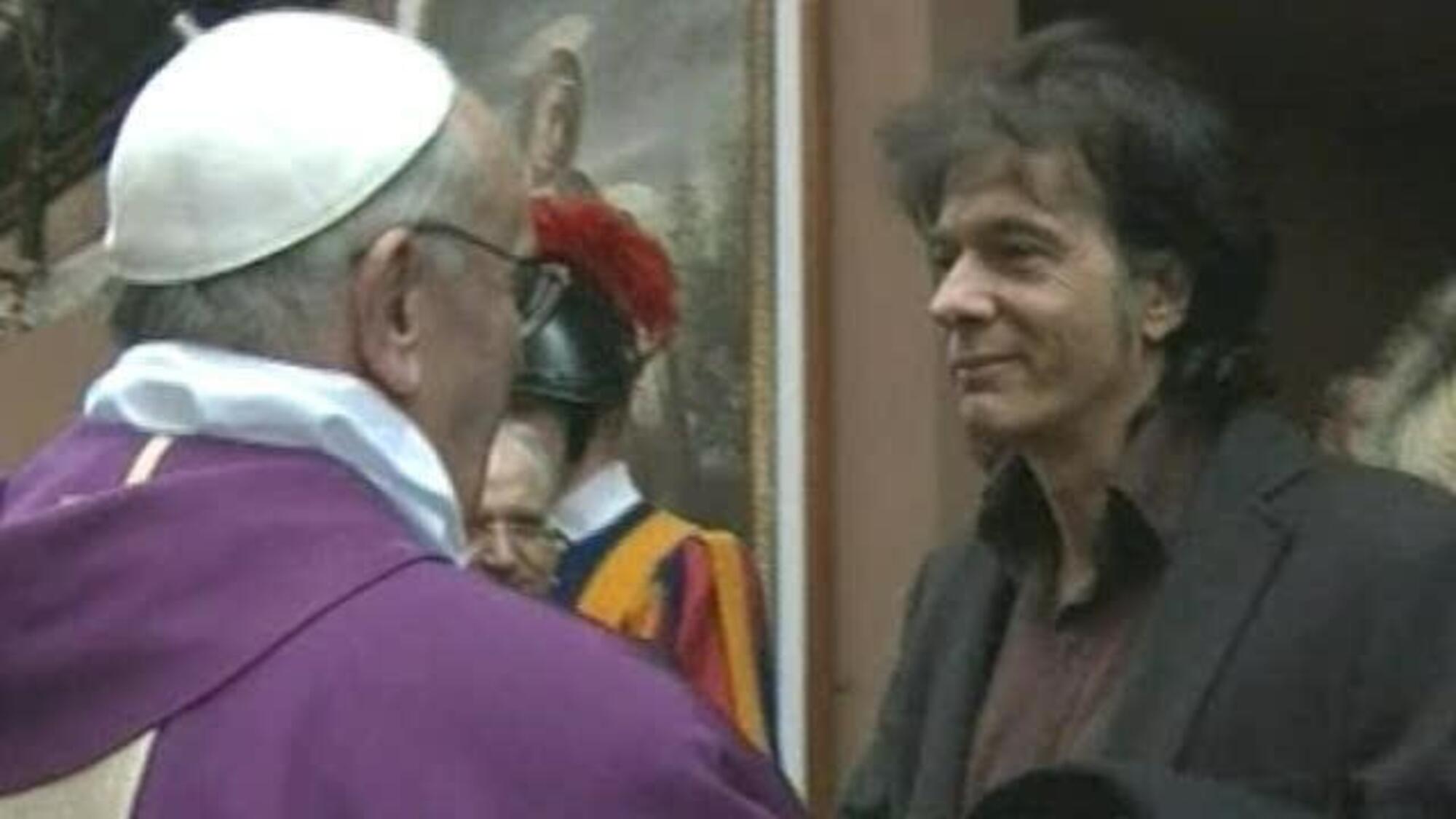 L'incontro tra Pietro Orlandi e Papa Francesco