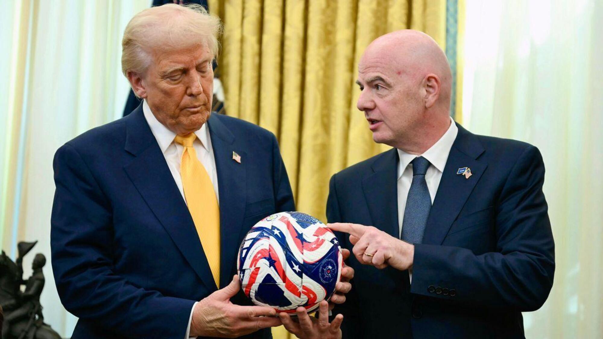 Gianni Infantino e Donald Trump